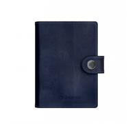 Ledlenser Lite Wallet Portemonnaie, Classic Midnight Blue, integrierter RFID-Schutz, aufladbares LED-Licht, 150 Lumen, Kartenhalter (Ausweise, Bankkarten, …), USB-C, Geldbörse, Kartenetui, Leder