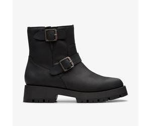 Ledwick Haley Schwarze Ölige Lederstiefel EU 38,5 / UK 5,5