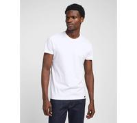 Lee Herren Twin Pack crew sort hvid T shirts, Black White, 3XL EU
