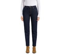 5-Pocket-Jeans LEE "LEE-CAROL", Damen, Gr. 32, Länge 31, deepest_space, Denim/Jeans, Obermaterial: 84% Baumwolle, 14% Polyester, 2% Elasthan, straight fit lang, Jeans 5-Pocket-Jeans, hohe Leibhöhe (76