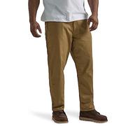 Lee Carpenter Jeans, legendäre Arbeitskleidung für Herren, groß und lang, Dunkles Khaki, 44W / 34L