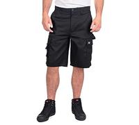 Lee Cooper Arbeitskleidung Herren Klassische Mehrfachtaschen Cargo Shorts, Schwarz, 52