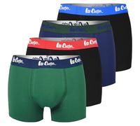 Lee Cooper Boxershorts Herren 4er Pack Baumwoll Passform Atmungsaktiv Unterwäsche Unterhosen Männer Men Retroshorts (DE/NL/SE/PL, Alphanumerisch, XL, Regular, Regular)