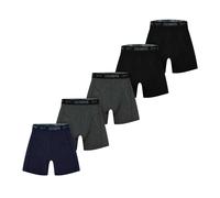 Lee Cooper - "Cooper Essential" Boxershorts für Herren (5er-Pack) (Kernschwarz) 2XL