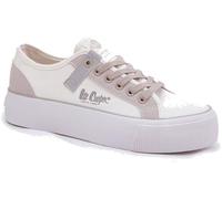 Lee Cooper Damen Sneaker LCW-25-31-3479L Weiß-Grau, Weiß, 38 EU