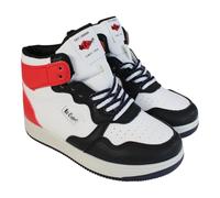 Lee Cooper Jungen-Sneaker - Kinder-Sportschuhe - PU, PVC - Schwarz - 38