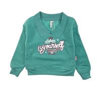 Lee Cooper Mädchen-Sweatshirt, Komfort und Funktionalität, stilvolles Design für Kinder, Grün, 6 Jahre