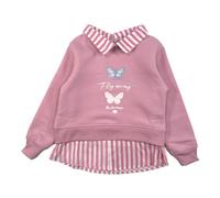 Lee Cooper Mädchen-Sweatshirt, Komfort und Funktionalität, stilvolles Design für Kinder, Rosa, 14 Jahre