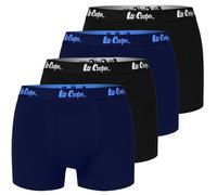 Lee Cooper Premium Trunks Boxershorts für Herren aus Baumwolle Set 4 Pack L | Elastischen und weichen Unterhosen für Männer mit idealer Passform | Perfekte Gemütlich und Qualität