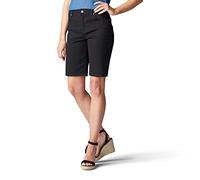 Lee Damen Bermuda Relaxed Fit, Schwarz, 40