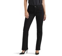 Lee Damen Flex Motion Regular Fit Bootcut Jeans, schwarz, 40