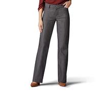 Lee Damen Flex Motion Regular Fit Hose, Carbon Rinse, 40 Lang
