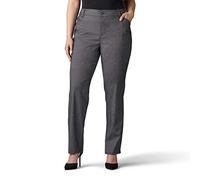 Lee Damen Ganztägige Geradem Bein, Lockere Passform, Übergröße Hose, Rockhill Plaid schwarz/weiß, 52