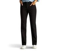 Lee Damen Instantly Slims Monroe Geradem Bein und Lockerer Passform Jeans, schwarz, 40 Long