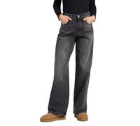 Lee Slouch Loose Fit Kurze Jeans 31 Charred Black