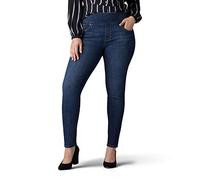 Lee Damen Jeans Skinny-Jeans Zum Hineinschlüpfen in Übergröße, Schmale Passform