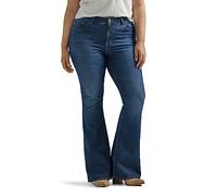 Lee Damen Legendary Mid Rise Flare Jeans, Innere Stärke, 38 Kurz