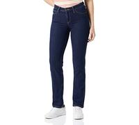 Lee Damen Marion Straight Jeans, SOLID Blue, 32W / 33L