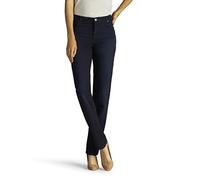 Lee Damen Petite geradem Bein, entspannte Passform Jeans, Niagara Blau, 40 Kurz