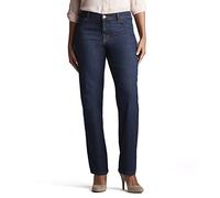 Lee Damen Petite geradem Bein, entspannte Passform Jeans, Verona Blau, 36 Kurz