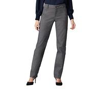 Lee Damen Petite geradem Bein, knitterfrei, entspannte Passform Hose, Rockhill Plaid schwarz/weiß, 50 Zierlich