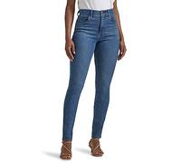 Lee Damen Petite Ultra Lux Comfort with Flex Motion High Rise Skinny Jeans, Blau, 38 Zierlich
