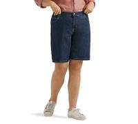 Lee Damen Plus Size Relaxed-Fit Bermuda Shorts, Lagoon, 52 Mehr