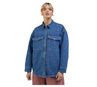 Lee Damen Quilted Overshirt Shirt, Mid Cascade, XL
