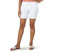 Lee Damen Regular Fit Chino Walkshort Shorts, Weiß, 50