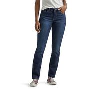 Lee Damen Regular Fit Jeans mit geradem Bein, Nachtschatten, 12 Petite