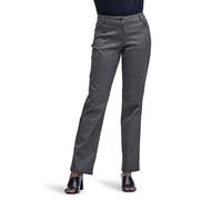 Lee Damen Relaxed Fit All Day Straight Leg Pant Hose, Rockhill Plaid schwarz/weiß, 44 Kurze Schlauch