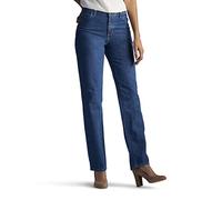 Lee Damen Jeans mit geradem Bein und entspannter Passform, komplett aus Baumwolle, Livia Cotton, 18 Short