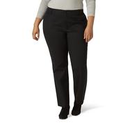 Lee Damen Relaxed Fit Ganztägige geradem Bein Hose, Schwarz, 42 Lange