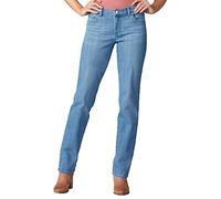 Lee Damen Relaxed Fit Straight Leg Jeans, Inspire Blue, 40 Long