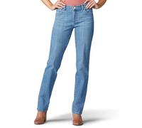 Lee Damen Relaxed Fit Straight Leg Jeans, Inspire Blue, 42 Long