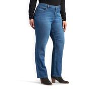 Lee Damen Relaxed Fit Straight Leg Jeans, Meridian, 42 Long