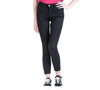 Lee Damen Scarlett Cropped' Jeans, Black Rinse, 26W / 31L