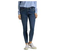 Lee Damen Scarlett HIGH Zip MID ELY Jeans, Blue, 31W / 29L