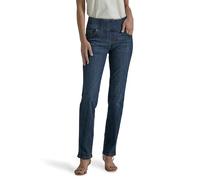 Lee Damen Sculpting Fit Slim Leg Pull On Jeans, Landslide, 50 Short