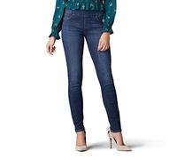 Lee Damen Sculpting Slim Fit Skinny Leg Pull on Jeans, Landslide, 38 Kurz