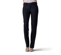 Lee Damen Secretly Shapes Regular Fit Straight Leg Pant Hose, schwarz, 44 Lange