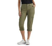 Lee Damen Ultra Lux Comfort mit Flex-to-Go Cargo-Caprihose, Grün (Deep Lichen Green), 44