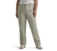 Lee Damen Ultra Lux Comfort mit Flex-to-go Utility-Hose, Salina Stein, 42