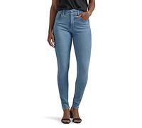Lee Damen Ultra Lux Comfort with Flex Motion High Rise Skinny Jeans, Sugar Cloud, 18 Short, Sugar Cloud, 44 Kurz