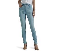 Lee Damen Ultra Lux Comfort with Flex Motion High Rise Skinny Jeans, Weißer Schleier, 48 Lange