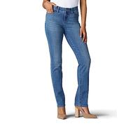 Lee Damen Ultra Lux Comfort with Flex Motion Straight Leg, Übergröße Jeans, Juniper, 54 DE/Hoch