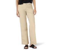 Lee Damen Ultra Lux Comfort with Flex Motion Trouser Pant Hose, Bungalow Khaki, 42 Kurz