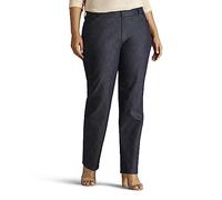 LEE Damenhose, Übergröße, lockere Passform, gerades Bein - Blau - 30W Medium