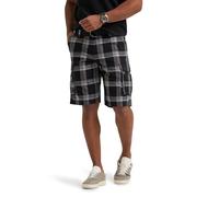 Lee Dungarees Cargo Wyoming Cargo Shorts mit Gürtel, Cargo-Shorts für Herren, Hd Lee - Grau kariert, 42 DE