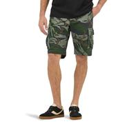 Lee Extreme Motion Carolina Cargo-Shorts für Herren, Olive Macon Camo Ripstop, 56